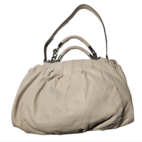 Michael Kors Erin shoulder  bag in buttery soft cream leather - Picture 1 of 14